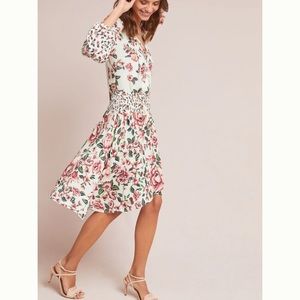 Farm rio for Anthropologie Anabela smocked dress